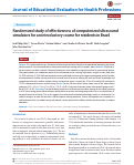 Cover page: Randomized study of effectiveness of computerized ultrasound simulators for an introductory course for residents in Brazil.