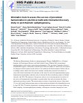 Cover page: Informatics tools to assess the success of procedural harmonization in preclinical multicenter biomarker discovery study on post-traumatic epileptogenesis