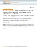 Cover page: Author Correction: Application of bio-orthogonal proteome labeling to cell transplantation and heterochronic parabiosis.