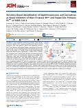 Cover page: Structure-Based Identification of Naphthoquinones and Derivatives as Novel Inhibitors of Main Protease Mpro and Papain-like Protease PLpro of SARS-CoV‑2