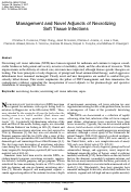 Cover page: Management and Novel Adjuncts of Necrotizing Soft Tissue Infections.