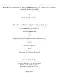 Cover page: Data-Driven Methods for Improved Estimation and Control of an Urban Arterial Traffic Network