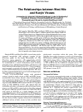 Cover page: The relationships between West Nile and Kunjin viruses.