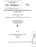 Cover page: Structure and Efficiency of Energy Use In a Reforming Economy: The Case of Estonia