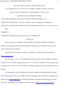 Cover page: Implicit Attitudes Evoked by a Singular American Slur: Five Experiments on N***er and N***a in Samples of Black and White Americans