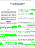 Cover page: Is the asymmetry in negative strengthening the result of adjectival polarity or face considerations?