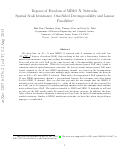 Cover page: Degrees of Freedom of MIMO $X$ Networks: Spatial Scale Invariance and One-Sided Decomposability