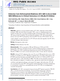 Cover page: ICU-Acquired Weakness Is Associated With Differences in Clinical Outcomes in Critically Ill Children*