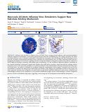 Cover page: Mesoscale All-Atom Influenza Virus Simulations Suggest New Substrate Binding Mechanism