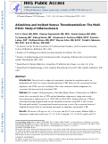 Cover page: Adipokines and incident venous thromboembolism: The Multi-Ethnic Study of Atherosclerosis