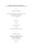 Cover page: Where in the World is the Internet? Locating Political Power in Internet Infrastructure