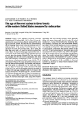 Cover page: The age of fine-root carbon in three forests of the eastern United States measured by radiocarbon