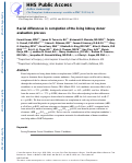 Cover page: Racial differences in completion of the living kidney donor evaluation process.