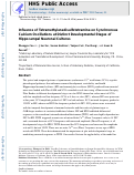 Cover page: Influence of tetramethylenedisulfotetramine on synchronous calcium oscillations at distinct developmental stages of hippocampal neuronal cultures