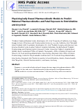 Cover page: Physiologically Based Pharmacokinetic Models to Predict Maternal Pharmacokinetics and Fetal Exposure to Emtricitabine and Acyclovir