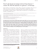 Cover page: Novel and shared neoantigen derived from histone 3 variant H3.3K27M mutation for glioma T cell therapy