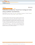 Cover page: Isobutanol production freed from biological limits using synthetic biochemistry