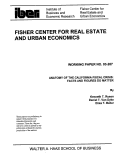 Cover page: Anatomy of the California Fiscal Crisis: Facts and Figures Do Matter