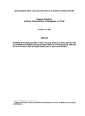 Cover page: International Debt Crisis and the Prices of Options of Bank Stocks