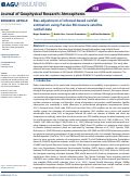 Cover page: Bias adjustment of infrared‐based rainfall estimation using Passive Microwave satellite rainfall data