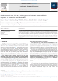 Cover page: IDH2-mutated near ETP-ALL with aggressive leukemia cutis and brisk response to venetoclax and decitabine.