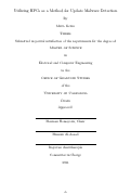 Cover page: Utilizing HPCs as a Method for Update Malware Detection