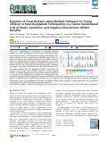 Cover page: Ingestion of Fecal Bacteria along Multiple Pathways by Young Children in Rural Bangladesh Participating in a Cluster-Randomized Trial of Water, Sanitation, and Hygiene Interventions (WASH Benefits)