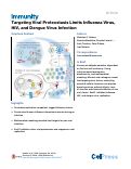 Cover page: Targeting Viral Proteostasis Limits Influenza Virus, HIV, and Dengue Virus Infection