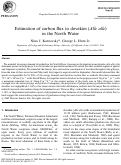 Cover page: Estimation of carbon flux to dovekies (Alle alle) in the North Water