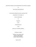 Cover page: The Historical Origin of Consonant Mutation in the Atlantic Languages