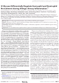Cover page: N-Glycans Differentially Regulate Eosinophil and Neutrophil Recruitment during Allergic Airway Inflammation*