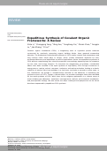 Cover page: Expeditious synthesis of covalent organic frameworks: a review