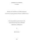 Cover page: The Effects of the Affordable Care Act Medicaid Expansions on Out-Of-Pocket Spending, Healthcare Utilization, and Health Outcomes