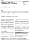 Cover page: Locus Minoris Resistentiae in Coccidioidomycosis: A Case Series