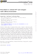 Cover page: Descendants in celestial CFT and emergent multi-collinear factorization