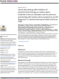 Cover page: Same-day testing with initiation of antiretroviral therapy or tuberculosis treatment versus standard care for persons presenting with tuberculosis symptoms at HIV diagnosis: A randomized open-label trial from Haiti.