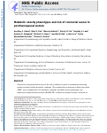 Cover page: Metabolic obesity phenotypes and risk of colorectal cancer in postmenopausal women