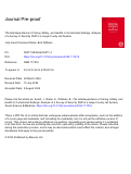 Cover page of The interdependence of caring, safety, and health in correctional settings: Analysis of a survey of security staff in a large county jail system