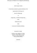 Cover page: Solving the Air Pollution Crisis: Mitigation and Monitoring