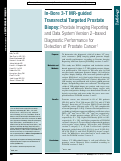 Cover page: In-Bore 3-T MR-guided Transrectal Targeted Prostate Biopsy: Prostate Imaging Reporting and Data System Version 2-based Diagnostic Performance for Detection of Prostate Cancer.