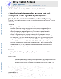 Cover page: Chibby functions in Xenopus ciliary assembly, embryonic development, and the regulation of gene expression