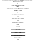 Cover page: Channel Routing and Multi-Timestep Optimization in WRIMS2 for the Sacramento Valley: A Water Year 1997 Case Study