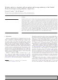 Cover page: Worker safety in a mature carbon capture and storage industry in the United States based upon analog industry experience