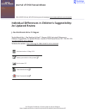 Cover page: Differential effects of direct and cross examination on mock jurors’ perceptions and memory in cases of child sexual abuse