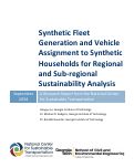 Cover page: Synthetic Fleet Generation and Vehicle Assignment to Synthetic Households for Regional and Sub-regional Sustainability Analysis