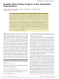 Cover page: Sedation After Cardiac Surgery