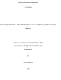 Cover page: Evaluating Student Politics: A Social Media Approach to Assessing Ideological Skew on College Campuses