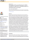 Cover page: Methylglyoxal-bis-guanylhydrazone inhibits osteopontin expression and differentiation in cultured human monocytes