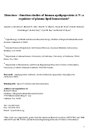 Cover page: Structure-function studies of human apolipoprotein A-V: A regulator of plasma lipid homeostasis