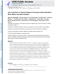 Cover page: Care transition of trauma patients: Processes with articulation work before and after handoff.